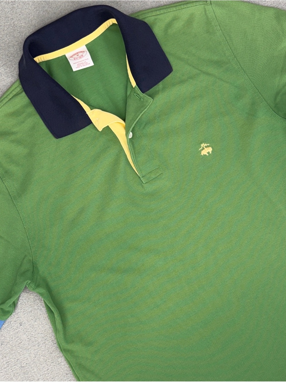 Brooks Brothers Performance Polo Mens M Shirt Original Fit Cotton Colorblock